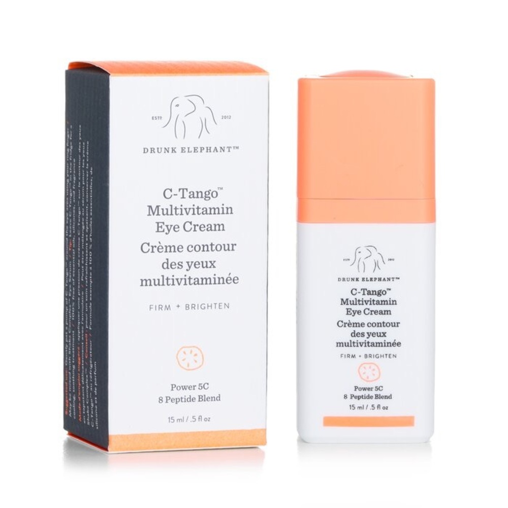 Drunk Elephant C-Tango Eye Cream - Orange and White
